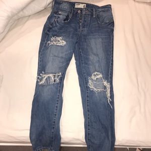 Garage ripped jeans
